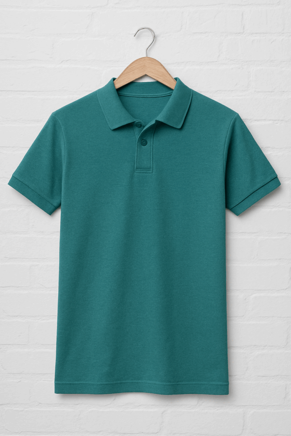 Men's Teal Polo T-Shirt